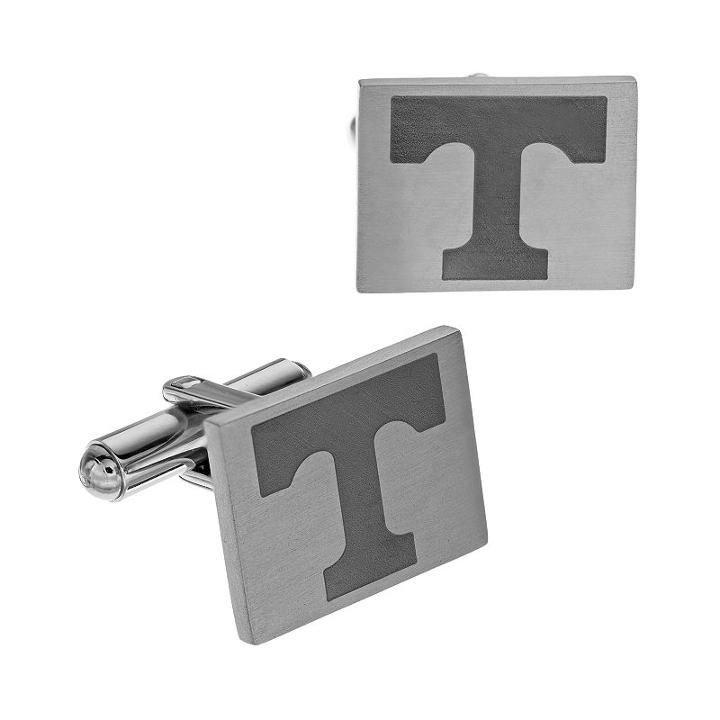 Fiora Stainless Steel Tennessee Volunteers Team Logo Cuff Links, Men's, Multicolor