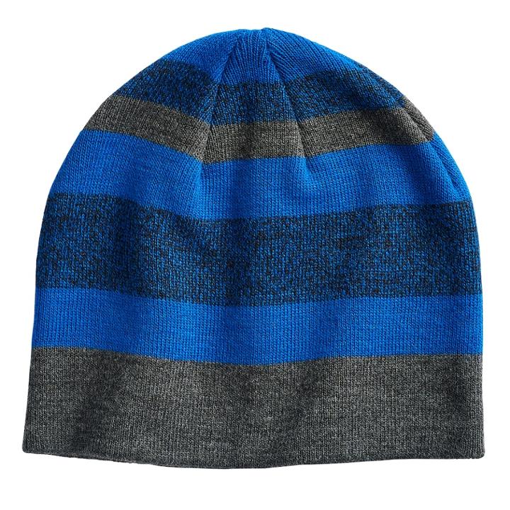Boys 4-20 Tek Gear&reg; Marled Hat & Gloves Set, Dark Blue