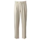 Big & Tall Grand Slam Performance Easy-care Double-pleated Golf Pants, Men's, Size: 50x32, Light Grey