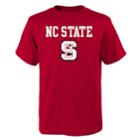 Boys' 4-18 North Carolina State Wolfpack Goal Line Tee, Size: 8-10, Dark Red