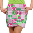 Women's Loudmouth Mint Julep Golf Skort, Size: 10, Brt Pink