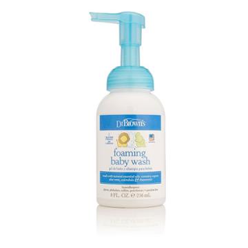 Dr. Brown's 8 Ounce Foaming Baby Wash, Brown/natural