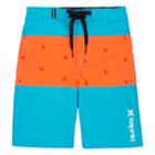 Boys 4-7 Hurley Colorblock Board Shorts, Size: 7, Brt Blue