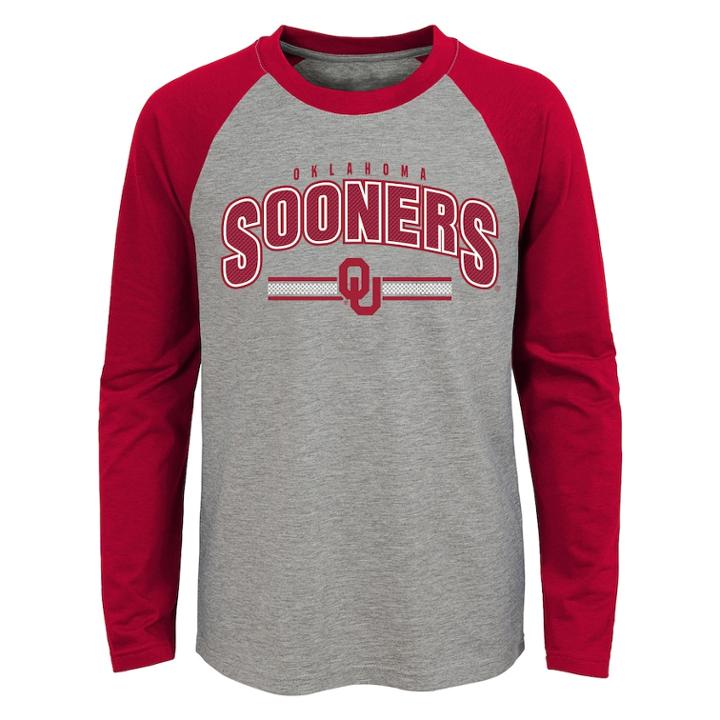 Boys 4-18 Oklahoma Sooners Audible Tee, Size: 8-10, Grey