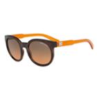 Armani Exchange Ax4057s 53mm Round Gradient Sunglasses, Men's, Med Brown