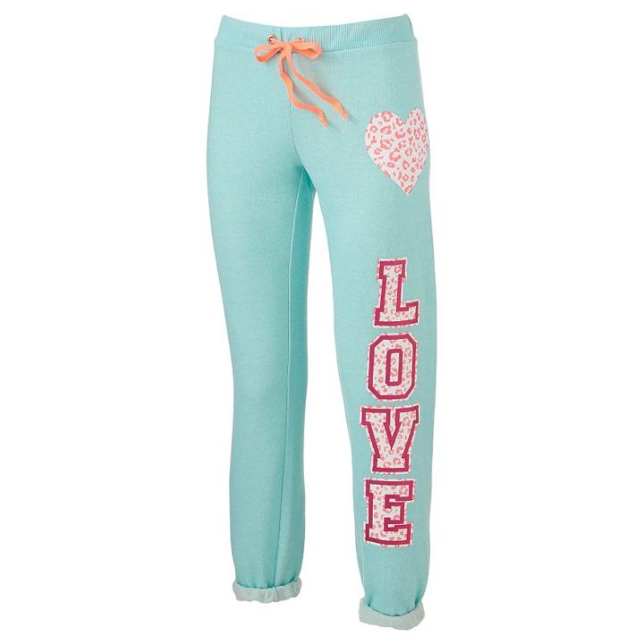 Miss Chievous Love Sweatpants - Juniors, Teens, Size: Small, Blue