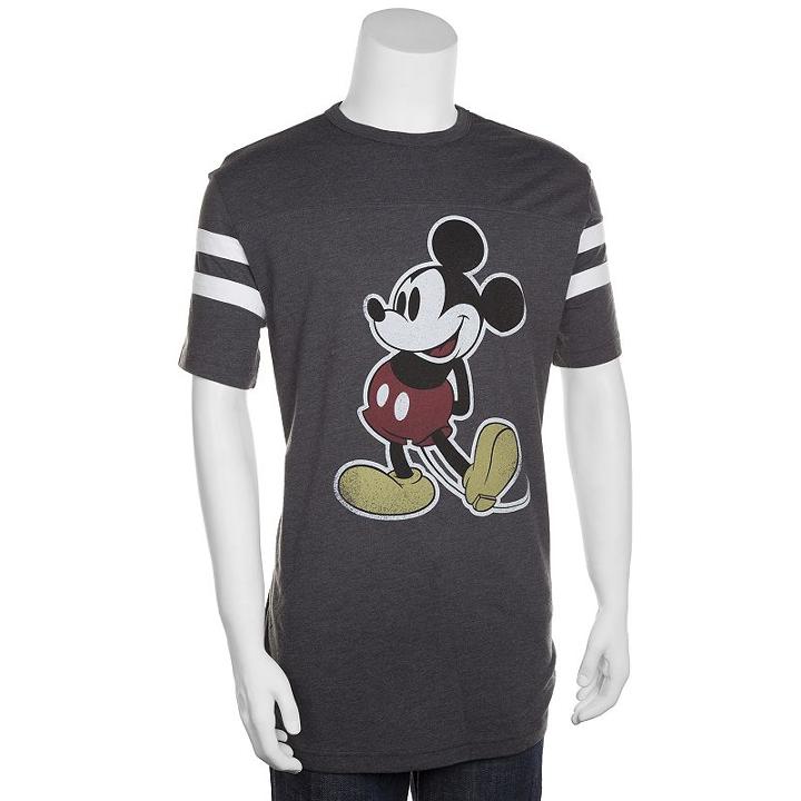 Big & Tall Disney's Mickey Mouse Tee, Men's, Size: 3xb, Grey (charcoal)
