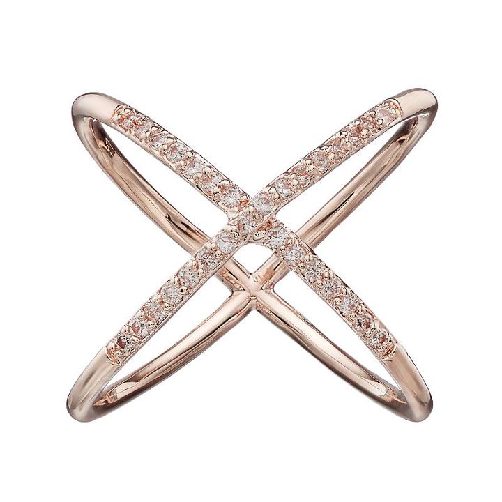 Lc Lauren Conrad X Ring, Women's, Rose Tone