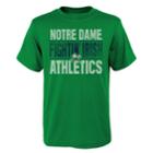 Boys' 4-18 Notre Dame Fighting Irish Light Streaks Tee, Size: 8-10, Green
