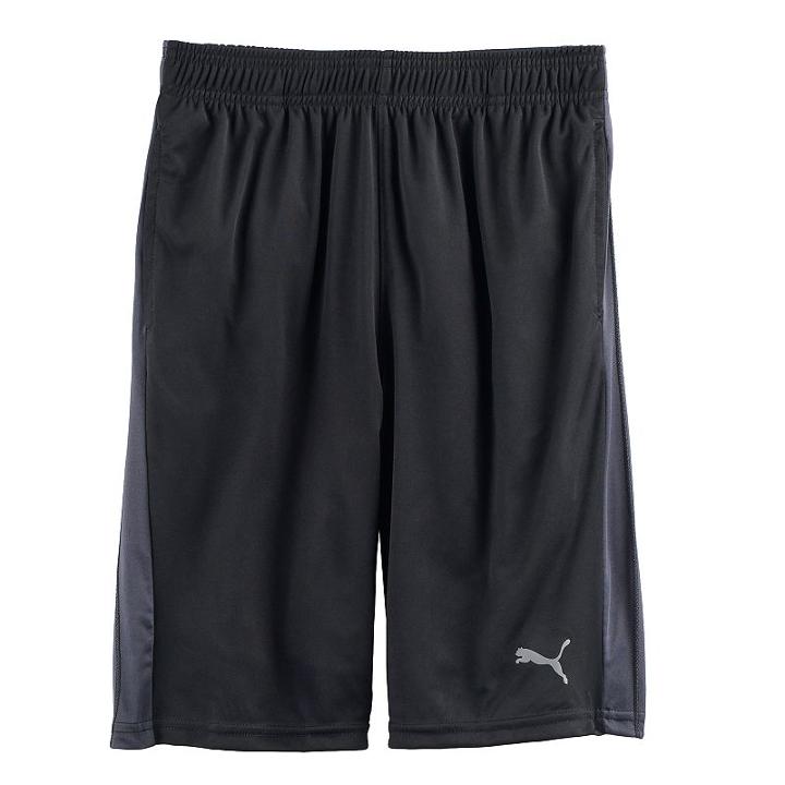 Boys 8-20 Puma Form Striped Shorts, Size: Large, Black