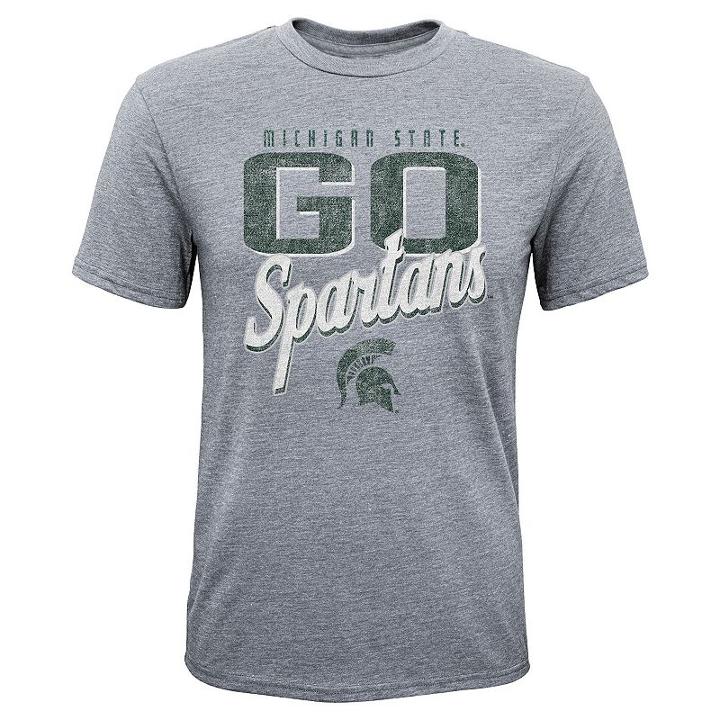 Boys 8-20 Michigan State Spartans Rally Anthem Tee, Size: M 10-12, Grey