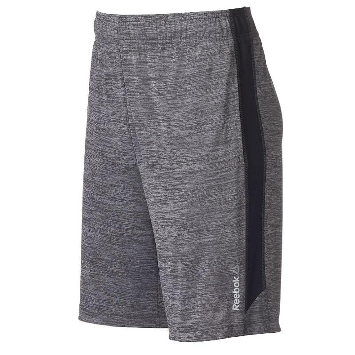 Men's Reebok Jump Squat Shorts, Size: Xl, Grey (charcoal)