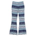Girls 7-16 Iz Amy Byer Printed Knit Flare Pants, Girl's, Size: Xl, Ovrfl Oth
