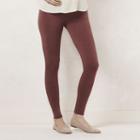 Maternity Lc Lauren Conrad Crossover Leggings, Women's, Size: L-mat, Orange