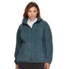 Plus Size Columbia Three Lakes Fleece Jacket, Women's, Size: 1xl, Med Blue