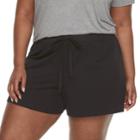 Plus Size Sonoma Goods For Life&trade; Shorts, Women's, Size: 3xl, Black