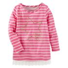 Girls 4-12 Oshkosh B'gosh&reg; Striped Foil Tunic, Size: 10, Ovrfl Oth