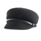 Women's Apt. 9&reg; Wool Knit Newsboy Hat, Black