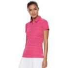 Women's Fila Sport&reg; Quarter-zip Golf Polo, Size: Large, Med Pink