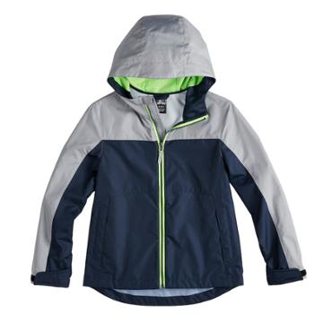 Boys 8-20 Zeroxposur Dyne Windbreaker Jacket, Size: Small, Dark Grey