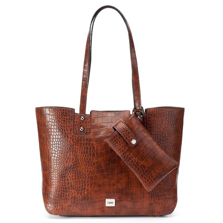 Chaps Fenmore Tote & Pouch, Women's, Dark Brown