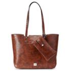 Chaps Fenmore Tote & Pouch, Women's, Dark Brown