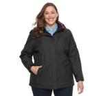 Plus Size Zeroxposur Eileen Insulated Jacket, Women's, Size: 1xl, Black