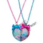 Girls 4-16 Dreamworks Trolls Satin & Chenille 2-pc. Bff Necklace Set, Girl's, Multicolor