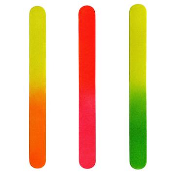 Tweezerman 3-pk. Neon Hot Nail Files, Multicolor
