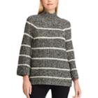 Women's Chaps Mockneck Swing Sweater, Size: Xs, Black
