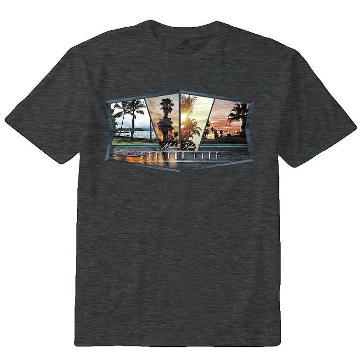 Big & Tall Newport Blue Set For Life Tee, Men's, Size: L Tall, Dark Grey