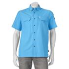 Men's Coleman Classic-fit Solid Guide Performance Button-down Shirt, Size: Xl, Med Blue