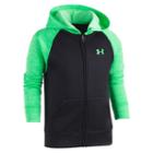 Boys 4-7 Under Armour Logo Zip Raglan Hoodie, Size: 7, Black
