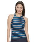 Women's Halitech High-neck Tankini Top, Size: Small, Blue