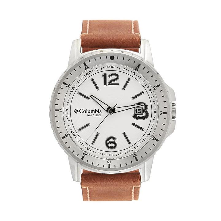 Columbia Men's Ridgeback Leather Watch - Ca025-200, Brown