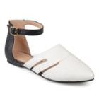 Journee Collection Lindon Women's Flats, Size: 5.5 Med, White