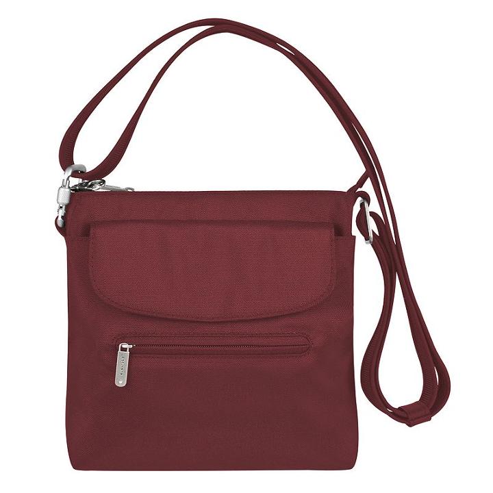 Travelon Anti-theft Classic Mini Shoulder Bag, Adult Unisex, Red