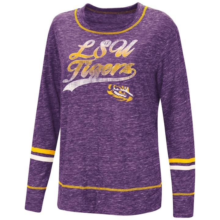 Women's Lsu Tigers Giant Dreams Tee, Size: Medium, Drk Purple