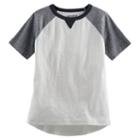 Boys 4-10 Jumping Beans&reg; Slubbed Raglan Tee, Boy's, Size: 4, White Oth
