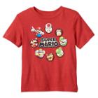 Boys 4-7 Super Mario Bros. Wario & Luigi Crew Tee, Boy's, Size: 5-6, Med Red