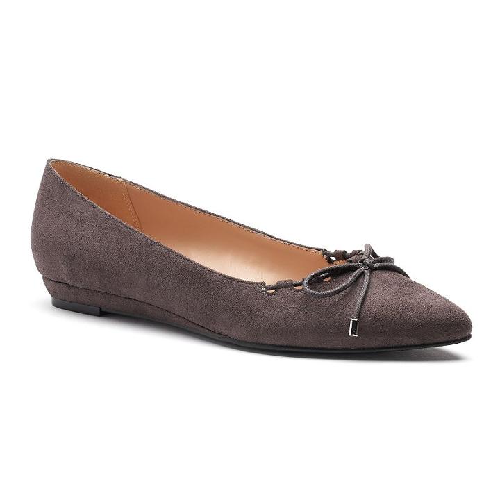 Andrew Geller Ralay Women's Ballet Flats, Size: Medium (8), Dark Grey