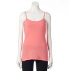 Women's Sonoma Goods For Life&trade; Everyday Scoopneck Camisole, Size: Xl, Med Pink