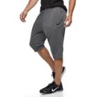 Men's Nike Dri-fit Fleece Shorts, Size: Medium, Grey Other