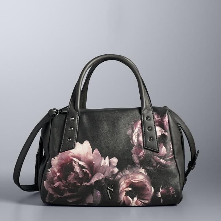 Simply Vera Vera Wang Marin Satchel, Women's, Black