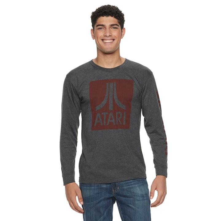 Men's Atari Tee, Size: Small, Grey (charcoal)