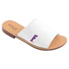 Women's Florida Gators Fashionable Slide Sandals, Size: 7, White
