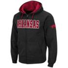 Men's Arkansas Razorbacks Full-zip Fleece Hoodie, Size: Large, Oxford