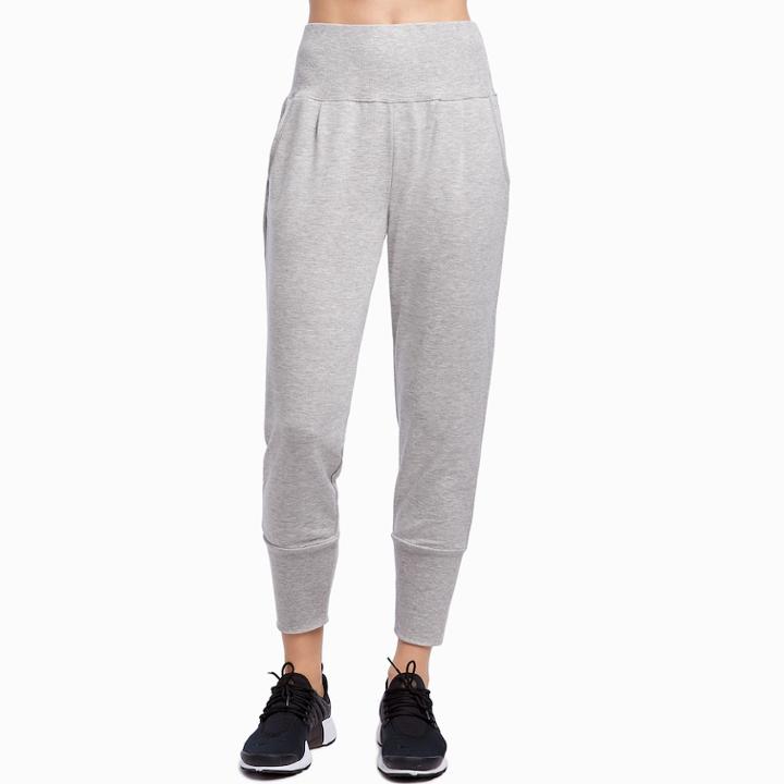 Women's Jockey Sport Slim Tapered Jogger, Size: Large, Med Grey