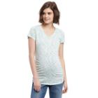 Maternity Oh Baby By Motherhood&trade; V-neck Ruched Tee, Women's, Size: Small, Ovrfl Oth