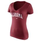 Women's Nike Alabama Crimson Tide Wordmark Tee, Size: Xl, Red